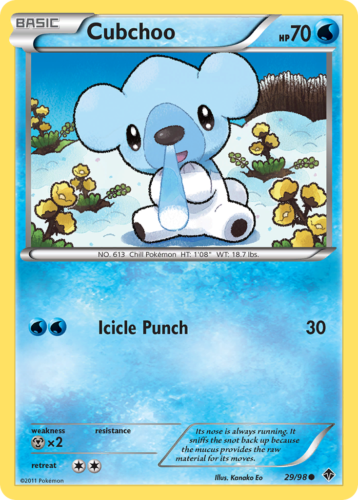 Cubchoo (29/98) [Black & White: Emerging Powers] | Arkham Games and Comics