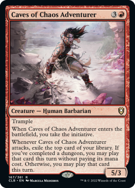 Caves of Chaos Adventurer [Commander Legends: Battle for Baldur's Gate] | Arkham Games and Comics