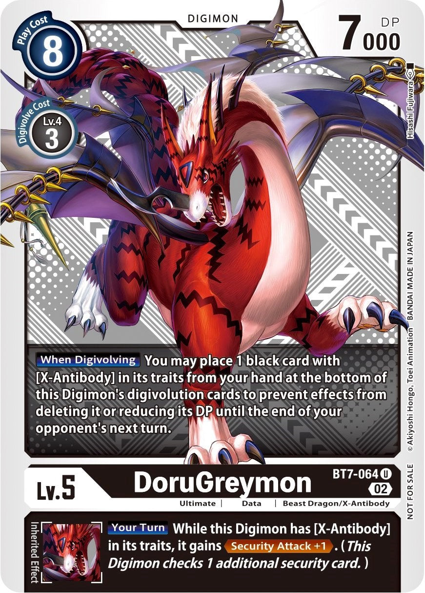 DoruGreymon [BT7-064] (Winner Pack Xros Encounter) [Next Adventure Promos] | Arkham Games and Comics