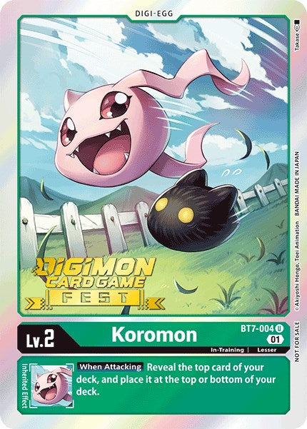 Koromon [BT7-004] (Digimon Card Game Fest 2022) [Next Adventure Promos] | Arkham Games and Comics