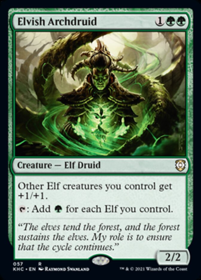 Elvish Archdruid [Kaldheim Commander] | Arkham Games and Comics