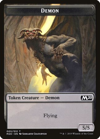 Demon Token [Core Set 2020 Tokens] | Arkham Games and Comics