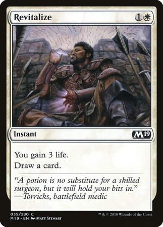 Revitalize [Core Set 2019] | Arkham Games and Comics