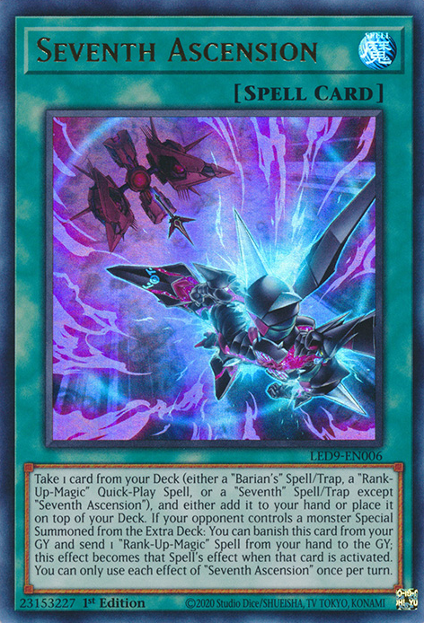 Seventh Ascension [LED9-EN006] Ultra Rare | Arkham Games and Comics
