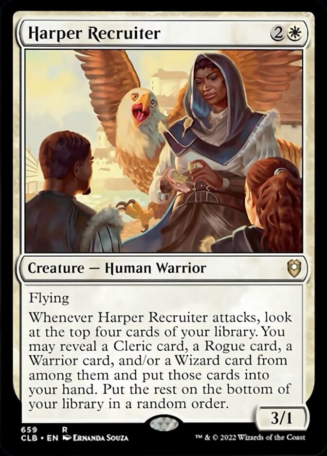 Harper Recruiter [Commander Legends: Battle for Baldur's Gate] | Arkham Games and Comics