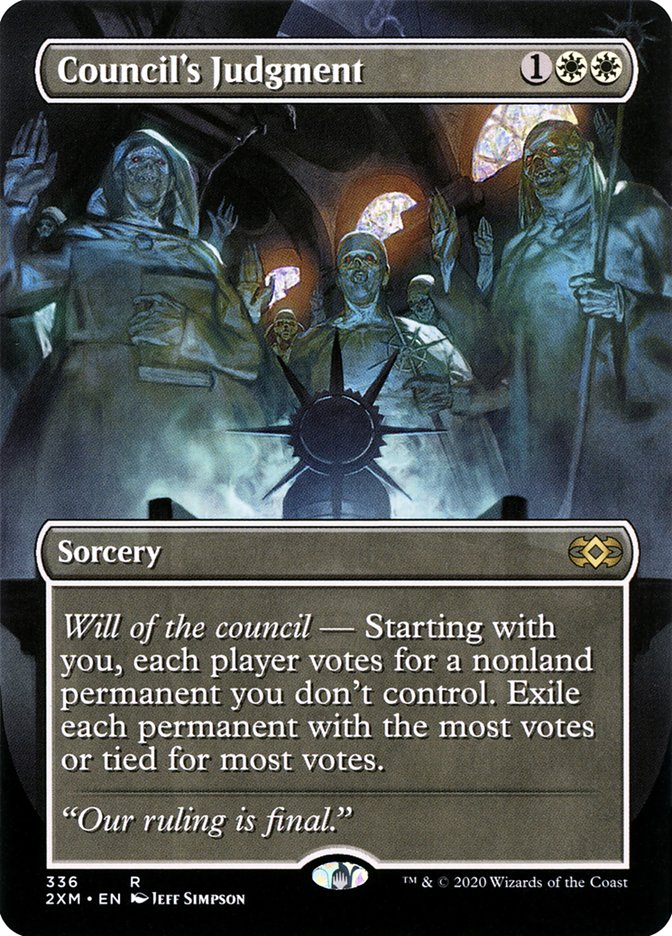 Council's Judgment (Borderless) [Double Masters] | Arkham Games and Comics