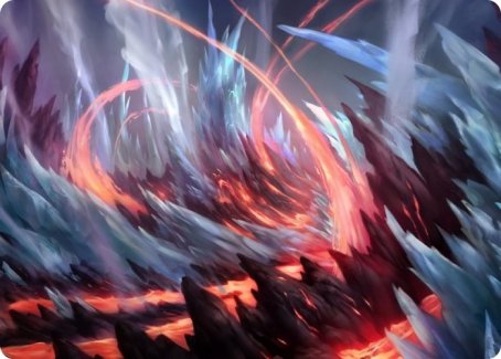Frostboil Snarl Art Card [Strixhaven: School of Mages Art Series] | Arkham Games and Comics