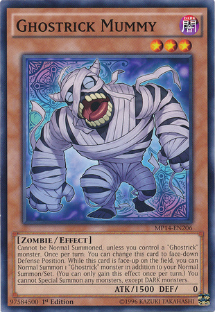 Ghostrick Mummy [MP14-EN206] Common | Arkham Games and Comics