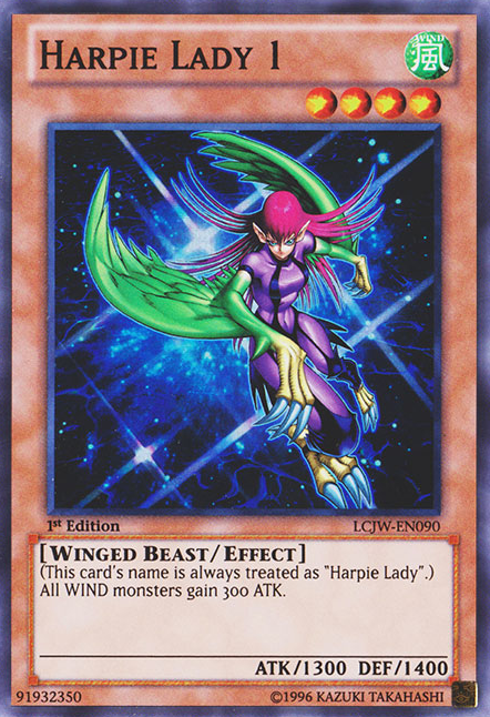 Harpie Lady 1 [LCJW-EN090] Super Rare | Arkham Games and Comics