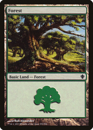 Forest (353) [Commander 2013] | Arkham Games and Comics