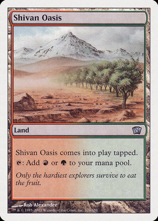 Shivan Oasis [Eighth Edition] | Arkham Games and Comics