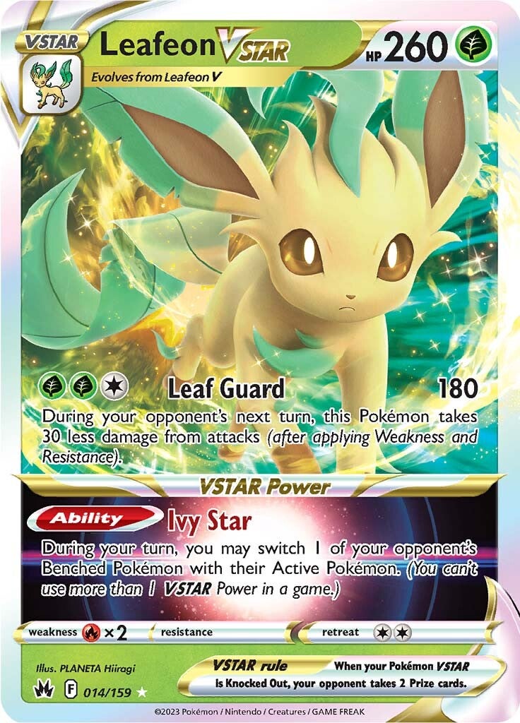 Leafeon VSTAR (014/159) [Sword & Shield: Crown Zenith] | Arkham Games and Comics