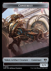 Treasure // Construct (0042) Double-Sided Token [Commander Masters Tokens] | Arkham Games and Comics