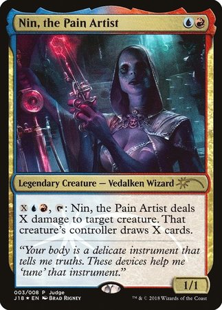 Nin, the Pain Artist [Judge Gift Cards 2018] | Arkham Games and Comics