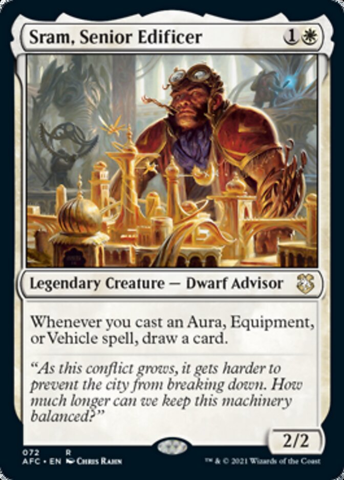 Sram, Senior Edificer [Dungeons & Dragons: Adventures in the Forgotten Realms Commander] | Arkham Games and Comics