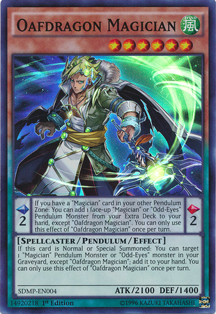Oafdragon Magician [SDMP-EN004] Super Rare | Arkham Games and Comics