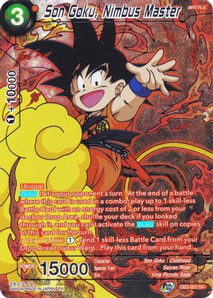 Son Goku, Nimbus Master (DB3-003) [Collector's Selection Vol. 2] | Arkham Games and Comics