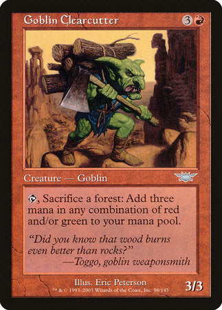 Goblin Clearcutter [Legions] | Arkham Games and Comics