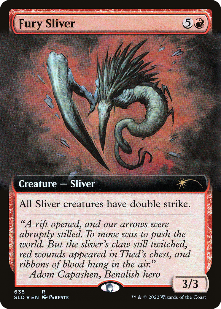 Fury Sliver (Extended Art) [Secret Lair Drop Promos] | Arkham Games and Comics