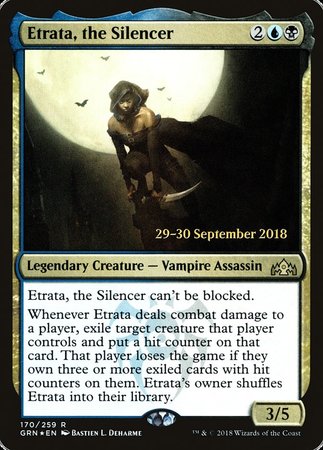 Etrata, the Silencer [Guilds of Ravnica Promos] | Arkham Games and Comics