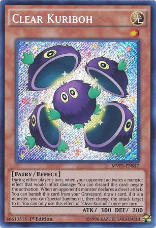 Clear Kuriboh [MVP1-ENS47] Secret Rare | Arkham Games and Comics