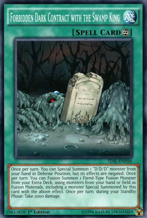Forbidden Dark Contract with the Swamp King [TDIL-EN056] Common | Arkham Games and Comics