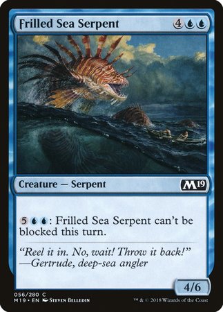 Frilled Sea Serpent [Core Set 2019] | Arkham Games and Comics