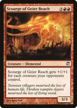 Scourge of Geier Reach [Innistrad] | Arkham Games and Comics