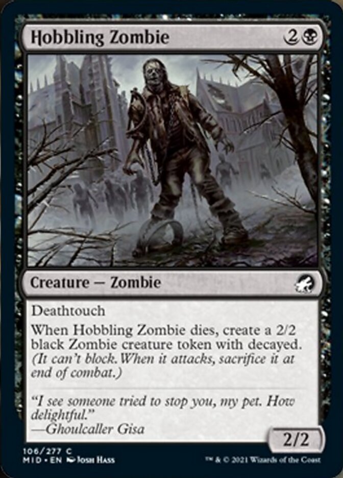 Hobbling Zombie [Innistrad: Midnight Hunt] | Arkham Games and Comics