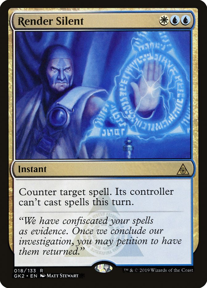 Render Silent [Ravnica Allegiance Guild Kit] | Arkham Games and Comics