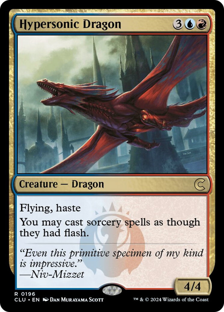 Hypersonic Dragon [Ravnica: Clue Edition] | Arkham Games and Comics