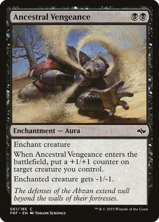 Ancestral Vengeance [Fate Reforged] | Arkham Games and Comics