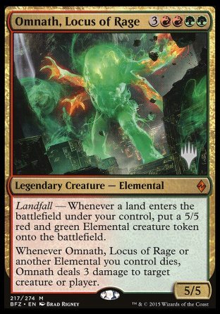 Omnath, Locus of Rage (Promo Pack) [Dungeons & Dragons: Adventures in the Forgotten Realms Promos] | Arkham Games and Comics