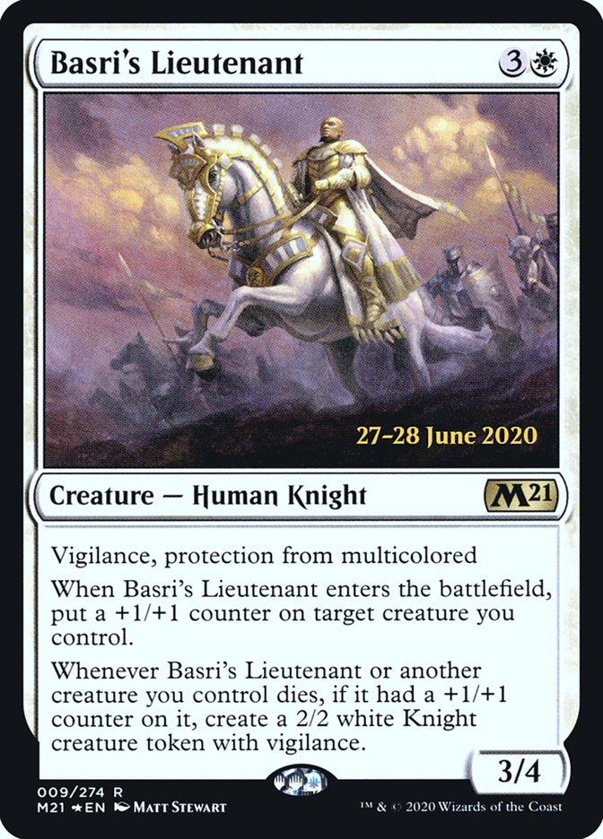 Basri's Lieutenant  [Core Set 2021 Prerelease Promos] | Arkham Games and Comics