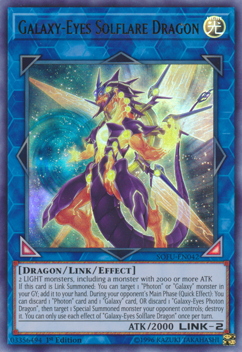 Galaxy-Eyes Solflare Dragon [SOFU-EN042] Ultra Rare | Arkham Games and Comics