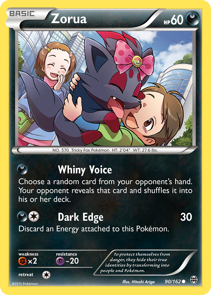 Zorua (90/162) [XY: BREAKthrough] | Arkham Games and Comics