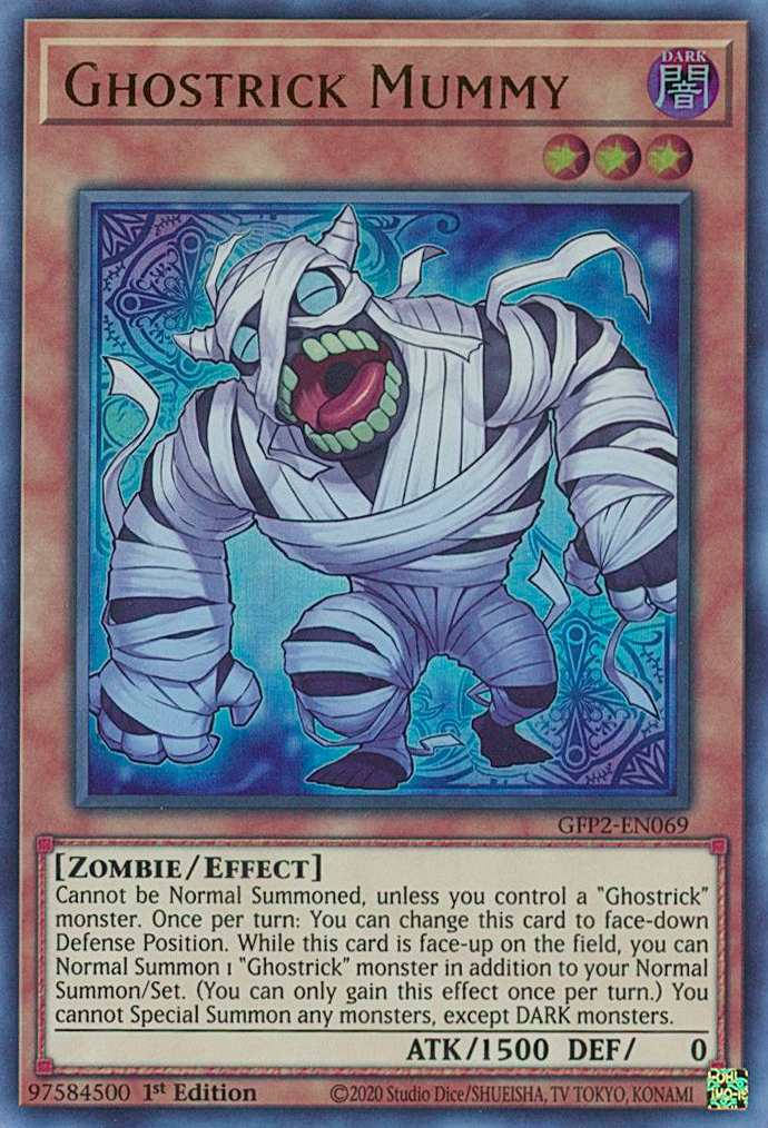 Ghostrick Mummy [GFP2-EN069] Ultra Rare | Arkham Games and Comics