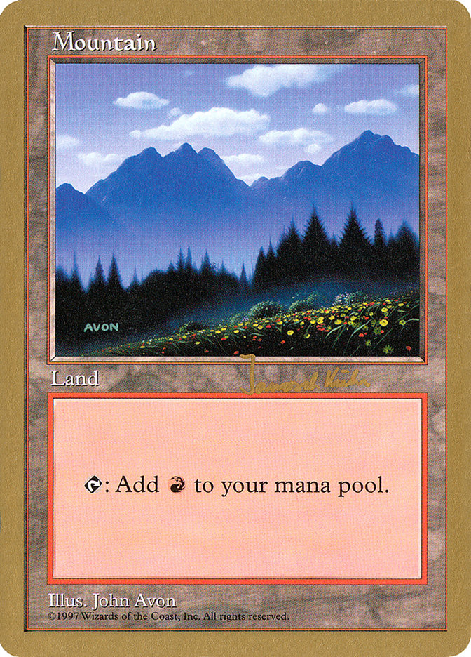 Mountain (jk445) (Janosch Kuhn) [World Championship Decks 1997] | Arkham Games and Comics