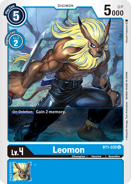 Leomon [BT1-035] [Release Special Booster Ver.1.0] | Arkham Games and Comics