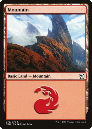 Mountain (76) [Duel Decks: Elves vs. Inventors] | Arkham Games and Comics