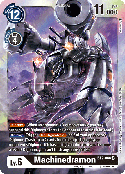 Machinedramon [BT2-066] [Release Special Booster Ver.1.0] | Arkham Games and Comics