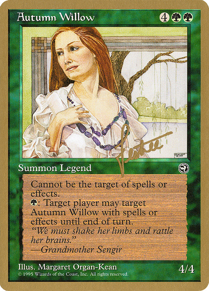 Autumn Willow (Bertrand Lestree) [Pro Tour Collector Set] | Arkham Games and Comics