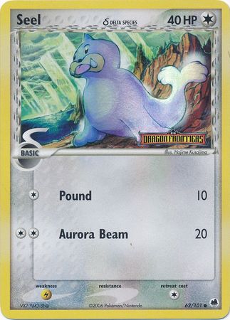 Seel (62/101) (Delta Species) (Stamped) [EX: Dragon Frontiers] | Arkham Games and Comics