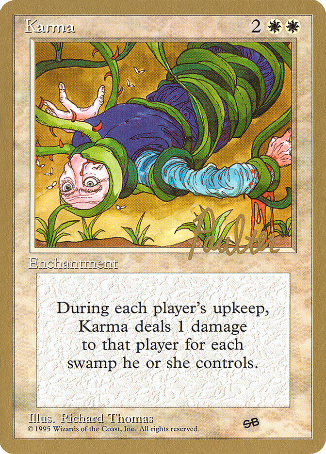 Karma (Preston Poulter) (SB) [Pro Tour Collector Set] | Arkham Games and Comics