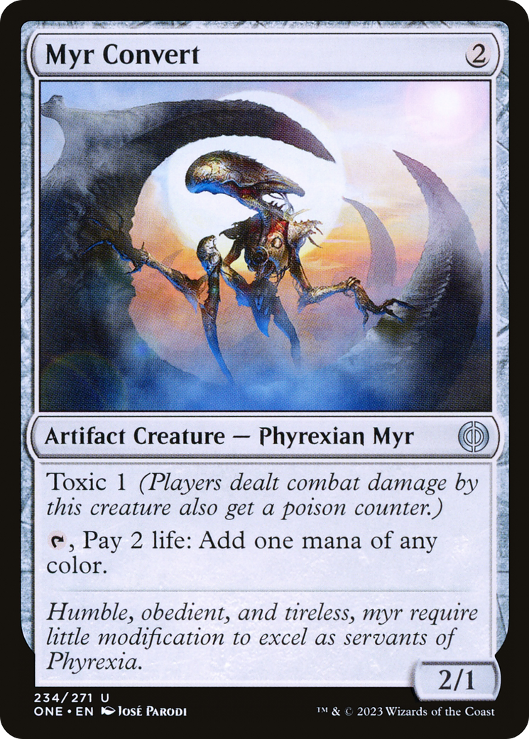 Myr Convert [Phyrexia: All Will Be One] | Arkham Games and Comics