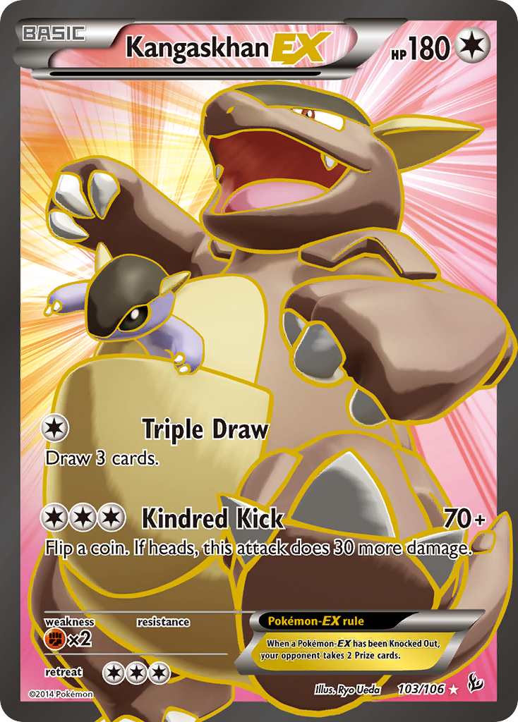 Kangaskhan EX (103/106) [XY: Flashfire] | Arkham Games and Comics