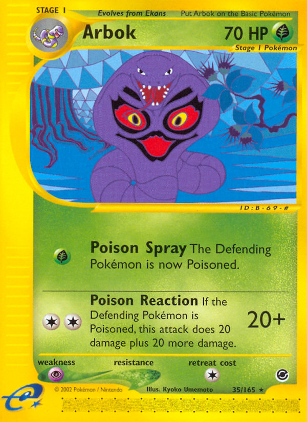 Arbok (35/165) [Expedition: Base Set] | Arkham Games and Comics