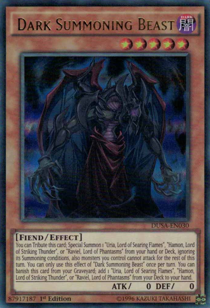 Dark Summoning Beast [DUSA-EN030] Ultra Rare | Arkham Games and Comics