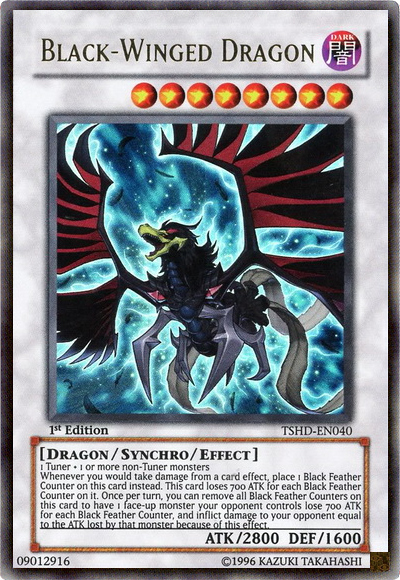 Black-Winged Dragon [TSHD-EN040] Ultra Rare | Arkham Games and Comics