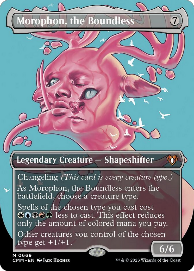 Morophon, the Boundless (Borderless Profile) [Commander Masters] | Arkham Games and Comics